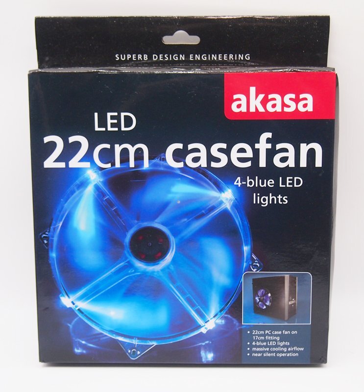 akasa LED 22cm casefan ケースファン拍卖