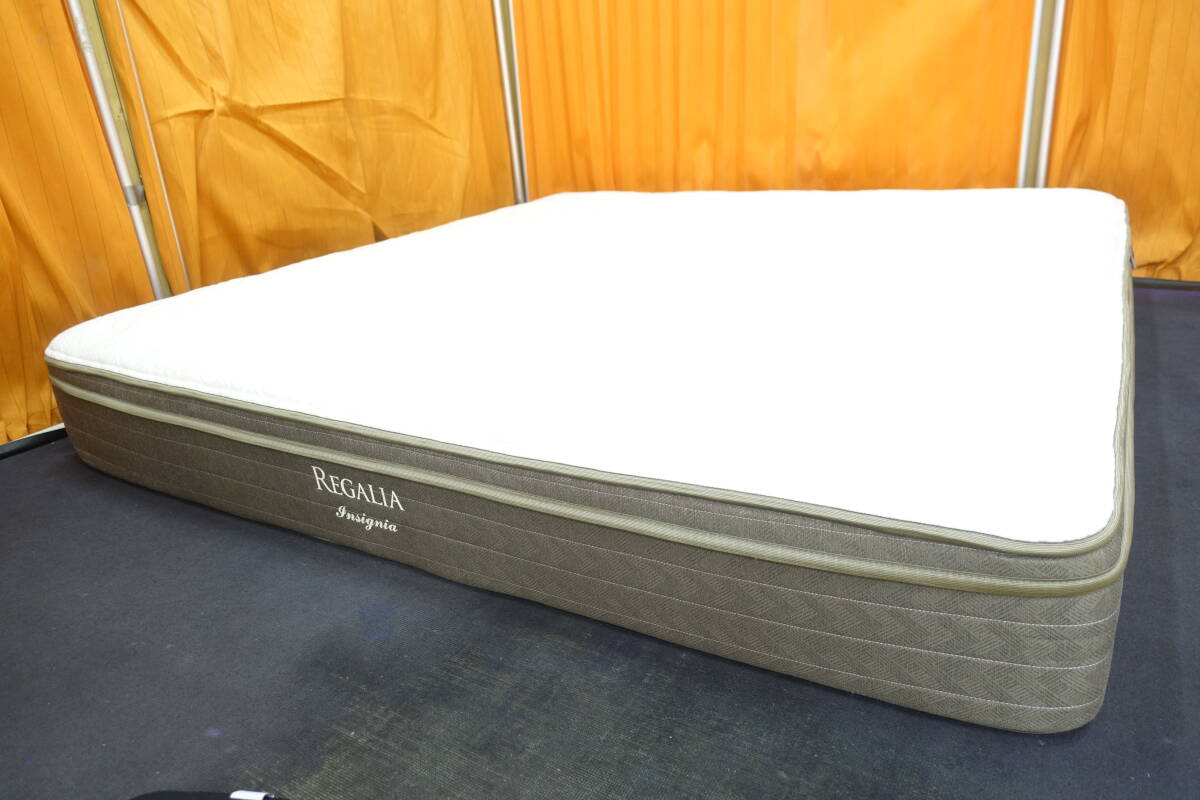 889 送料無料(一部地域を除く)展示品 キングスダウン レガリア インシグニア ユーロトップ ポケットコイル キングサイズマットレス 39万拍卖