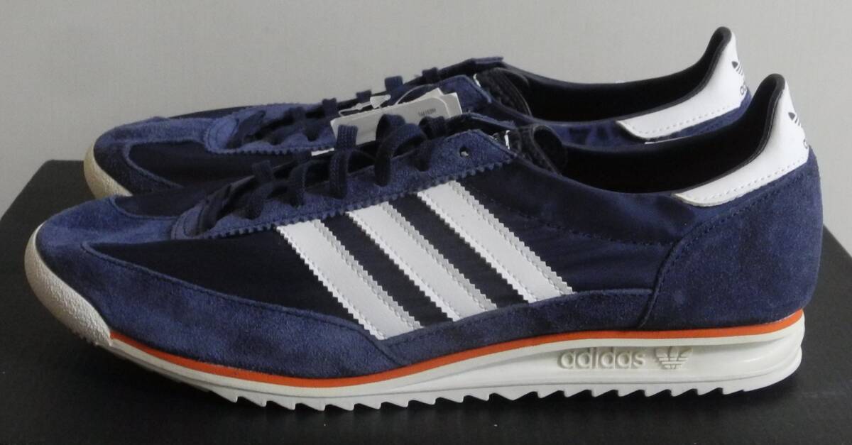 ほぼ新品 SL72 2014年製 JP28.0cm G62486 紺×白 生産終了 adidas sl 72 running originals 76 アディダス ネイビー ホワイト拍卖