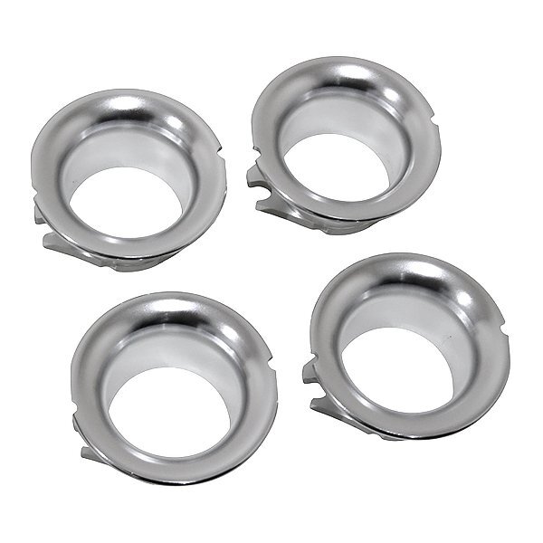 ケイヒン FCR ラージボディ用 ファンネル 4個 シルバー 銀 FCR35 FCR37 FCR39 FCR41 SR400 SR500 ZRX1200 GPz900R 互換品番 1130-808-7000拍卖