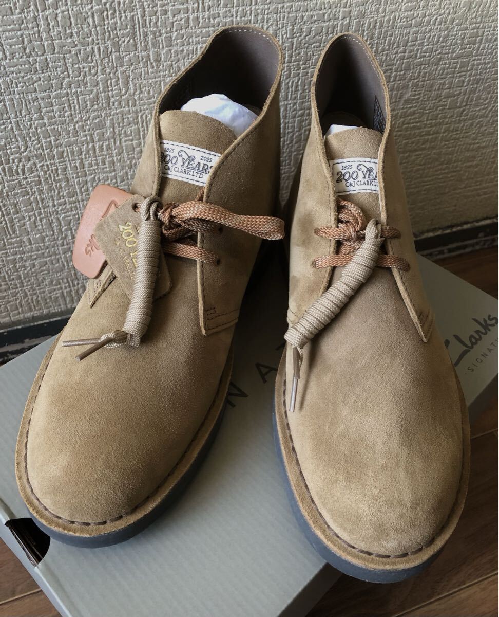 【Clarks 200周年記念モデル】 Clarks Desert Bt Evo(クラークス デザートブーツエヴォ)26.5 サンド拍卖