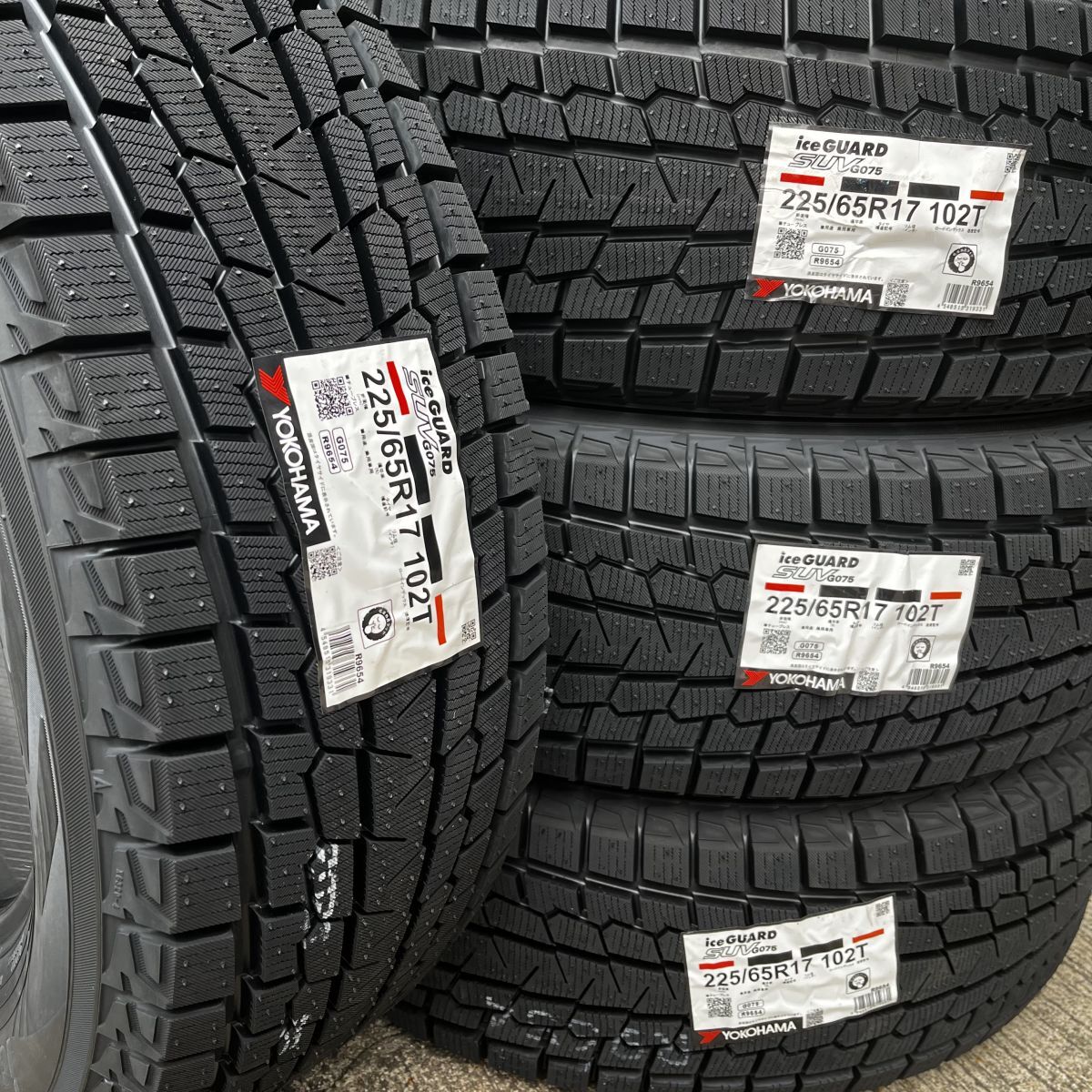 新品 2025年製~ YOKOHAMA ICE GUARD SUV 225/65R17 4本 価格 ヨコハマ アイスガード G075 正規品 個人宅OK 最短当日発送拍卖