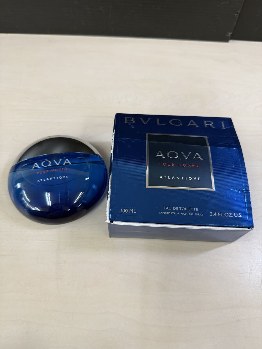 BVLGARI ブルガリ アクア プールオム アトランティック オードトワレ 香水 100ml 残量9割程拍卖