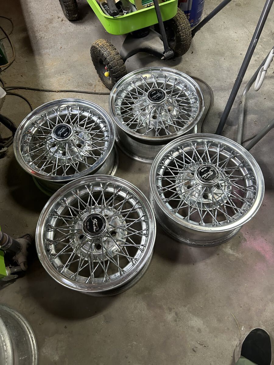 フォルテクスモナーク15インチ PCD114 3当時物拍卖
