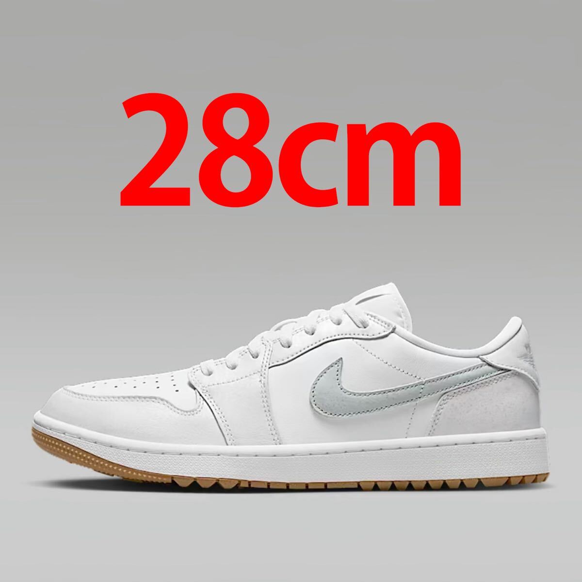 28cm ナイキ エア ジョーダン 1 ゴルフ 白 定価以下拍卖