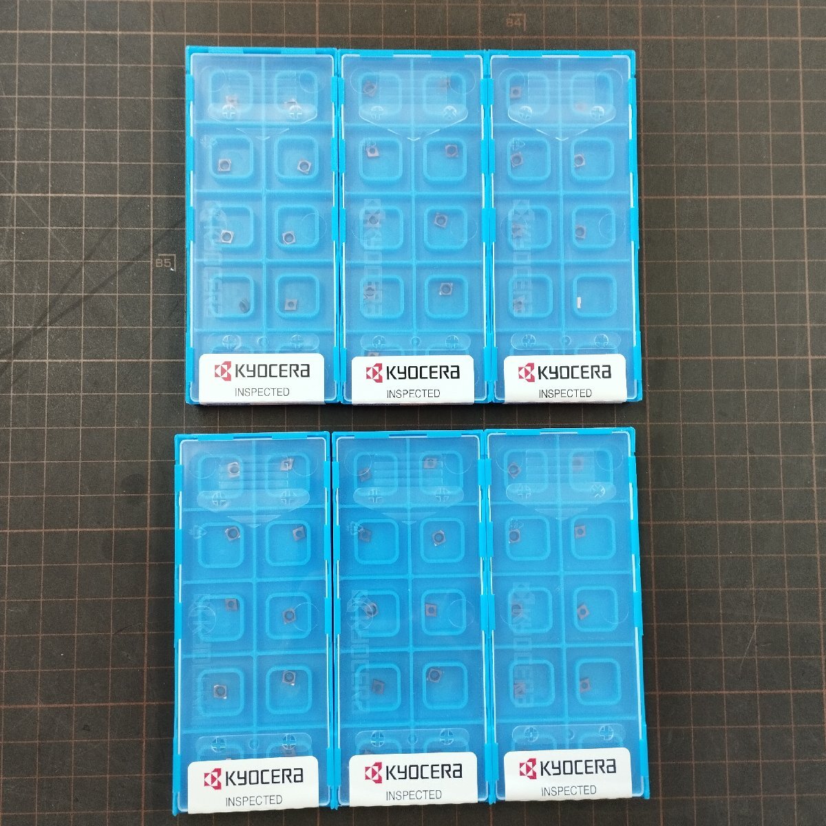 【aa149】京セラ CCGT030102L-F PR930 KYOCERA Coated スローアウェイチップ 6個 未使用 まとめ拍卖
