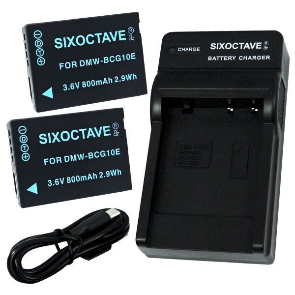 DMW-BCG10E DMW-BCG10 Panasonic 互換バッテリー 2個と充電器(USB充電式) DMW-BTC1 DMW-BTC2 純正品にも対応 ライカ BP-DC7 対応拍卖