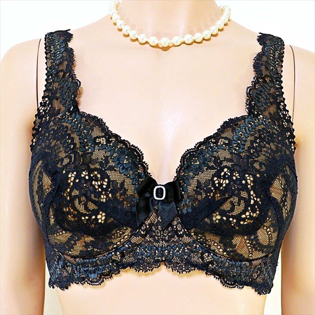 CX3-975//高級補正マルコ/デコルテ デモニーク/日本製☆大きいB80サイズ☆エボニーブラック☆補正ブラ※一番安価で送料はゆうパケット250円拍卖