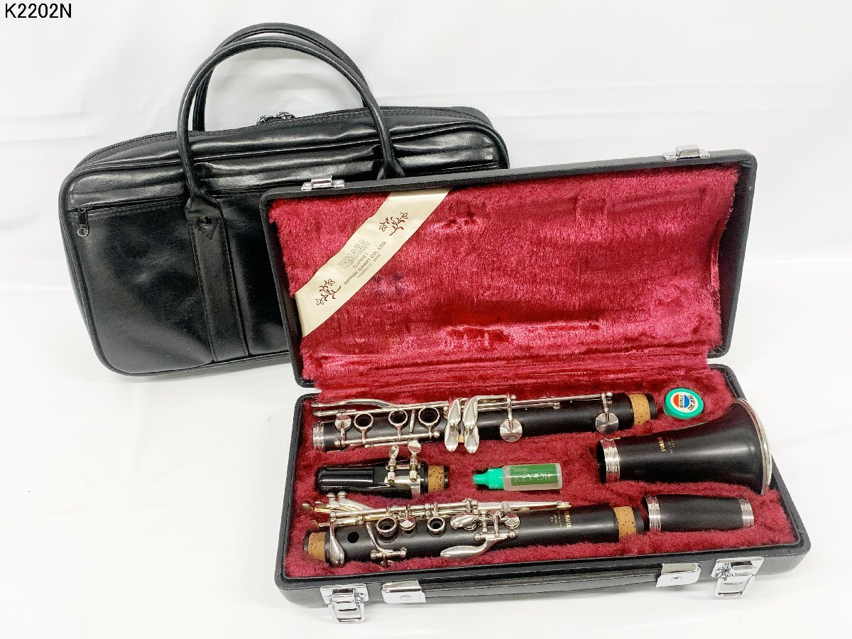 YAMAHA YCL-451 ヤマハ クラリネット 管楽器 マウスピース 付属品 ハードケース付き K2202N.拍卖