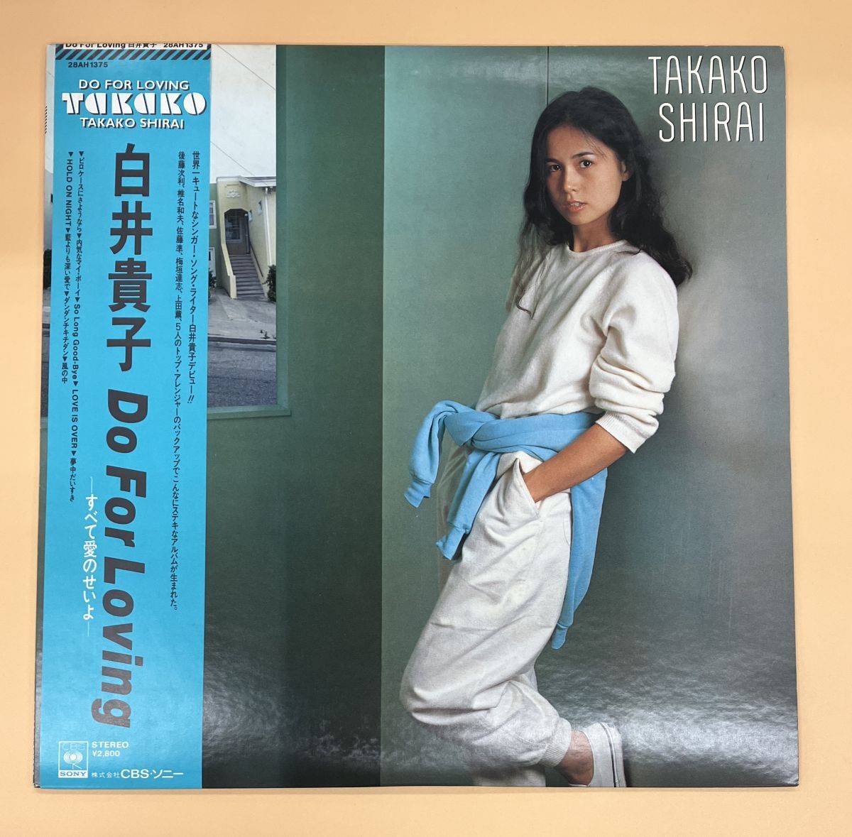 R425 LP レコード 白井たか子 Do For Loving / ピローケースにさようなら / HOLD ON NIGHT / 28AH1375拍卖