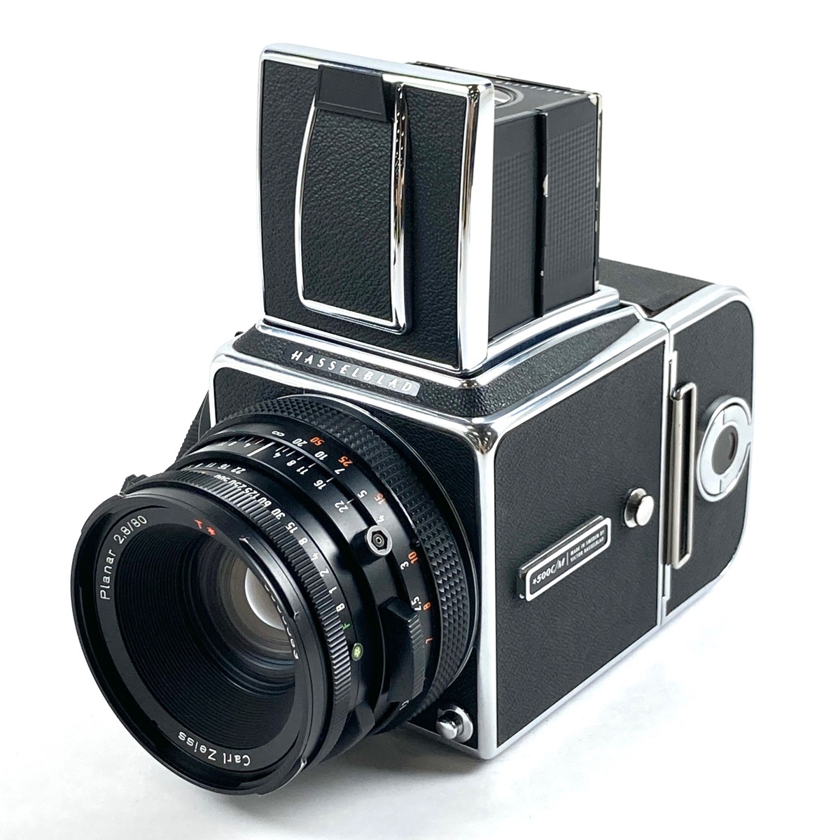 【1円】 ハッセルブラッド Hasselblad 500C/M + Planar T* CF 80mm F2.8 中判カメラ 【中古】拍卖