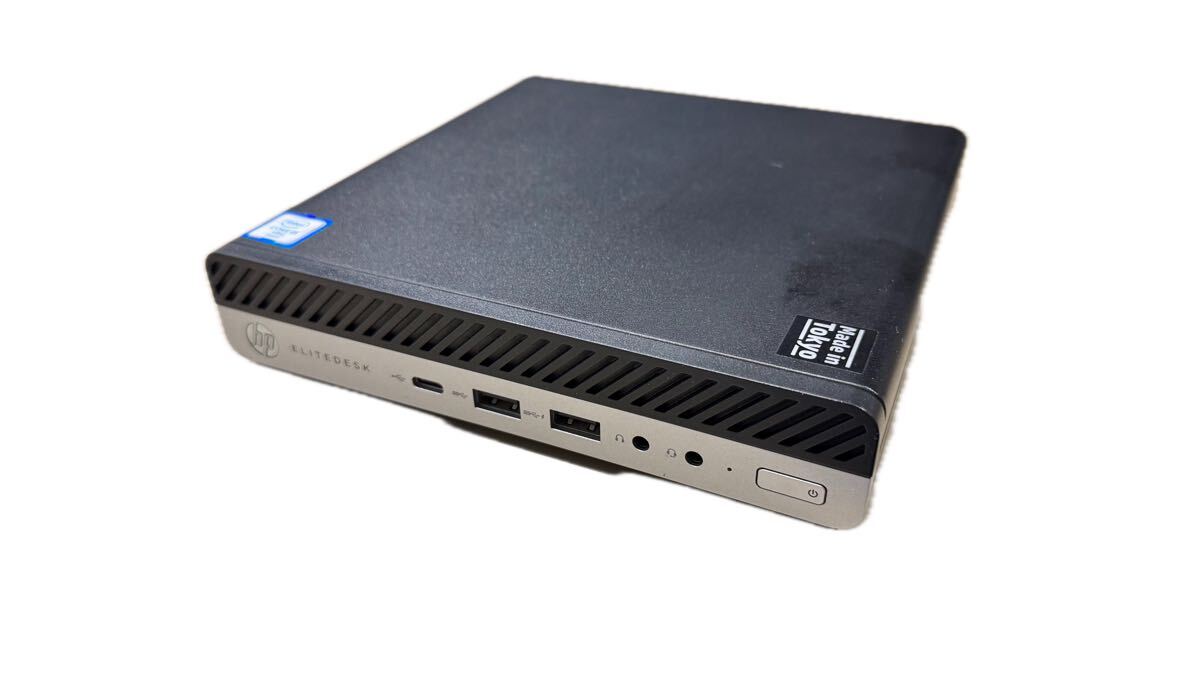 HP EliteDesk 800 G3 DM 35W i5-6500T 16GBメモリ 256GB SSD 無線LAN対応 ミニデスク拍卖