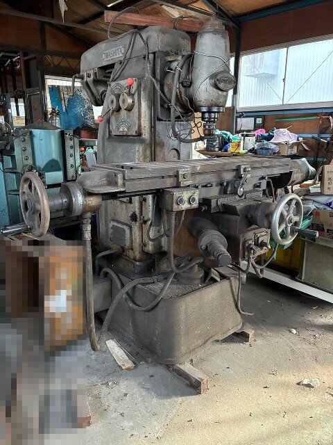 富山県発【1円スタート!】IWASHITA / イワシタ 横フライス盤 NK-1# 左右電動送り 三相200V 動作良好 ※現地引き取り限定★拍卖