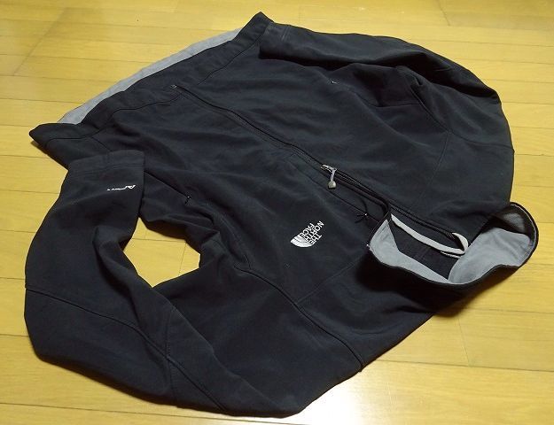 THE NORTH FACE APEX ノースフェイス ソフトシェル ジャケット アウトドア フリース (Women's / XL) 黒拍卖