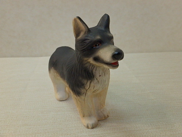 (80s012k)犬 置物 インテリア オブジェ 陶器 レトロ 現状 ジャンク 欠けあり (北海道・沖縄・離島は発送不可)拍卖