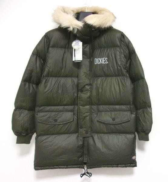 新品★Dickies★ディッキーズ★フードダウンジャケット★S★オリーブ★カーキ拍卖