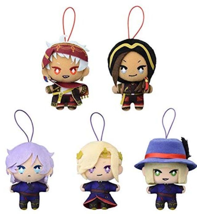 ディズニー ツイステッドワンダーランド EX 寮服マスコット~スカラビア寮&ポムフィオーレ寮~ 5種セット 拍卖