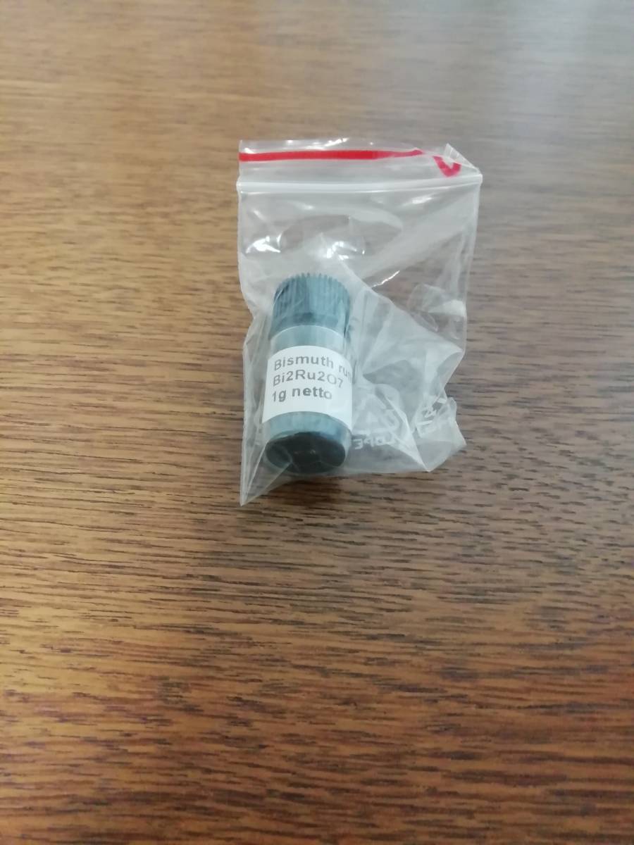 Bi2Ru2O7 ルテニウム酸ビスマス 1g 無機化合物標本 無機物 試薬 試料拍卖