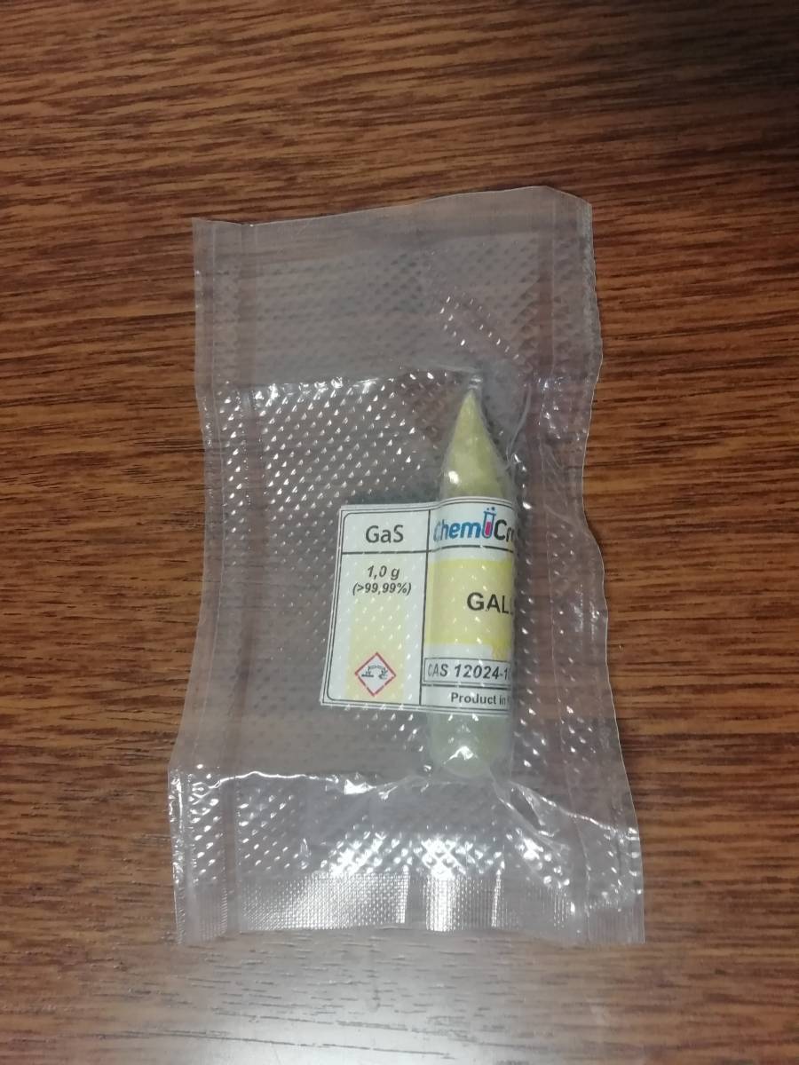 硫化ガリウム(II) 99.99%(4N) 1g GaS 無機化合物標本 試薬 試料 アンプル封入拍卖