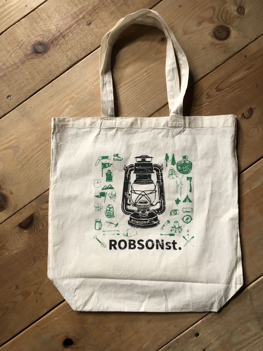 ロブソン 非売品エコバッグお洒落 手提げショッピングbagキャンプBAGアウトドア ランタン ランプお買い物 お散歩 お出かけ鞄36×36×10cm拍卖