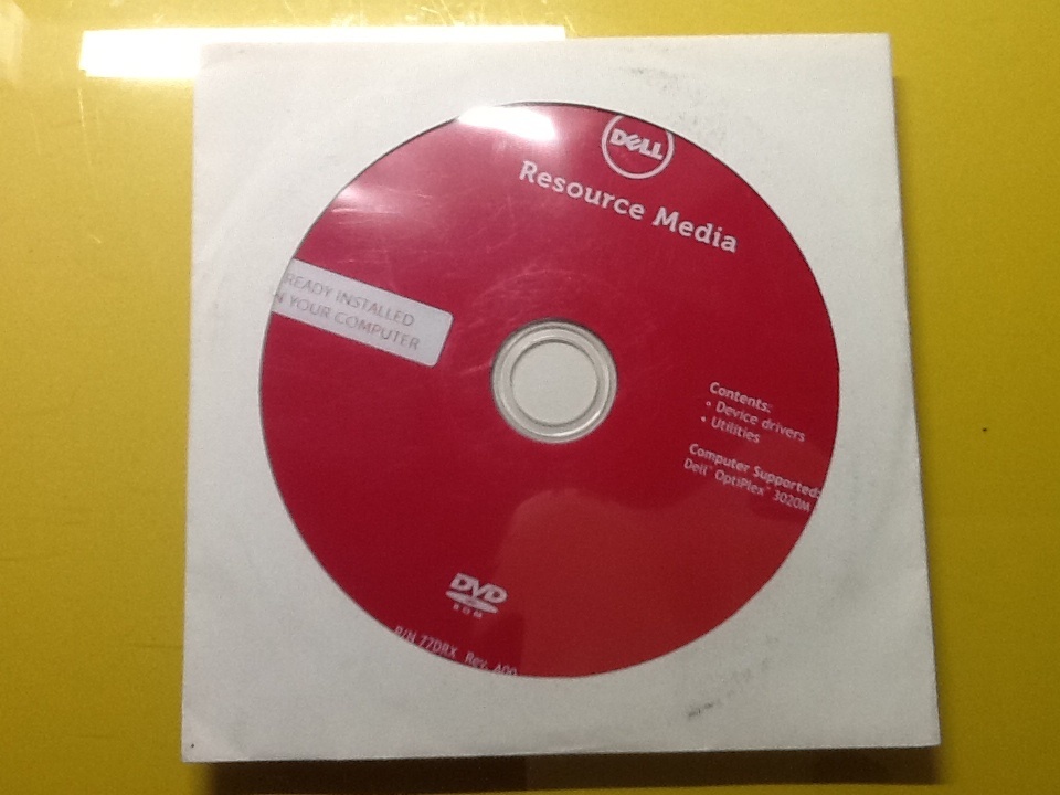 DELLOptiPlex 3020M 用Resource Media @未開封1枚組@拍卖