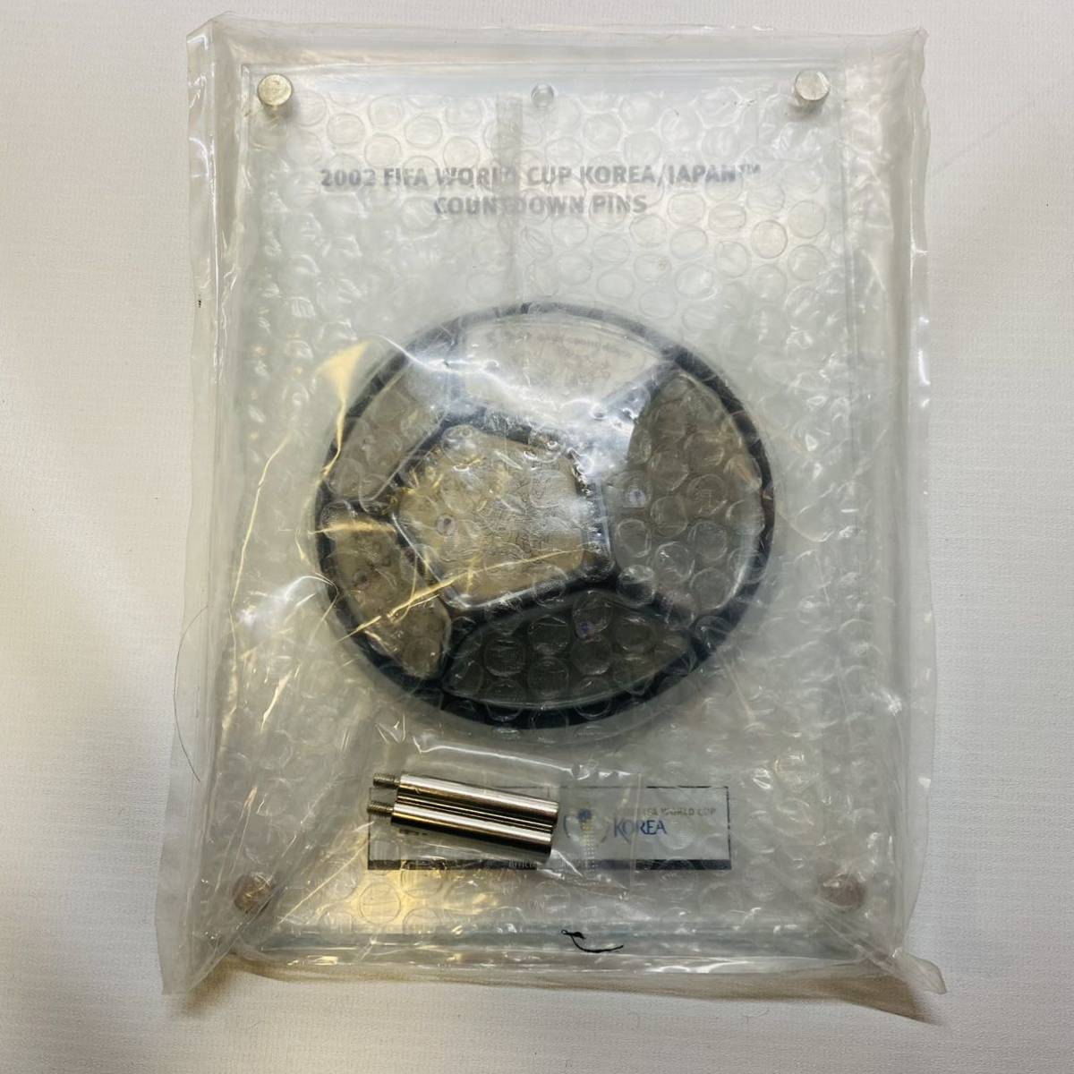 【未開封品】朝日新聞 2002 FIFA WORLD CUP KOREA/JAPAN COUNTDOWN PINS スタンド拍卖