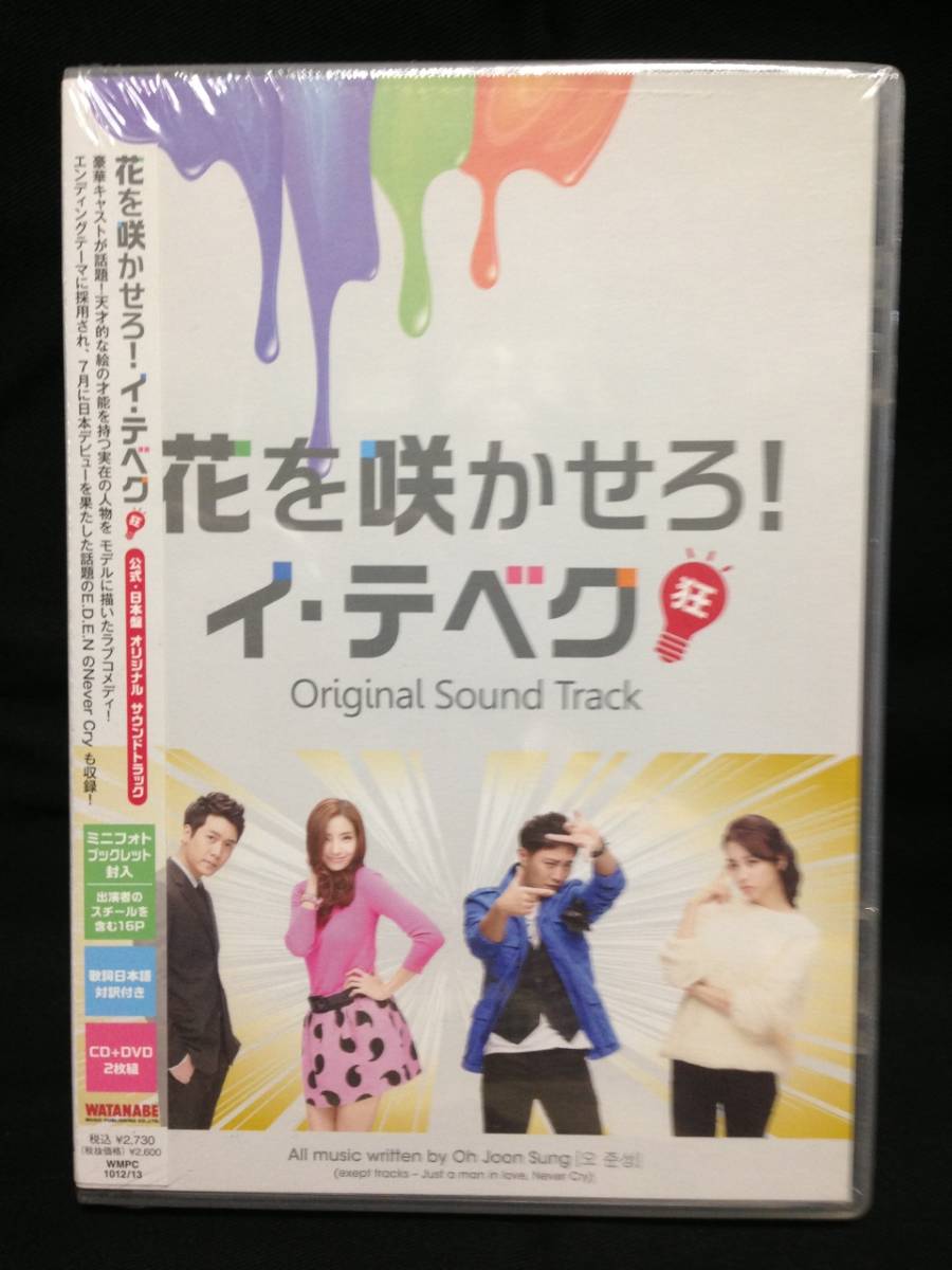 韓国ドラマ 花を咲かせろ!イ・テベク~広告の天才 OST(日本盤、+DVD、未開封品)拍卖