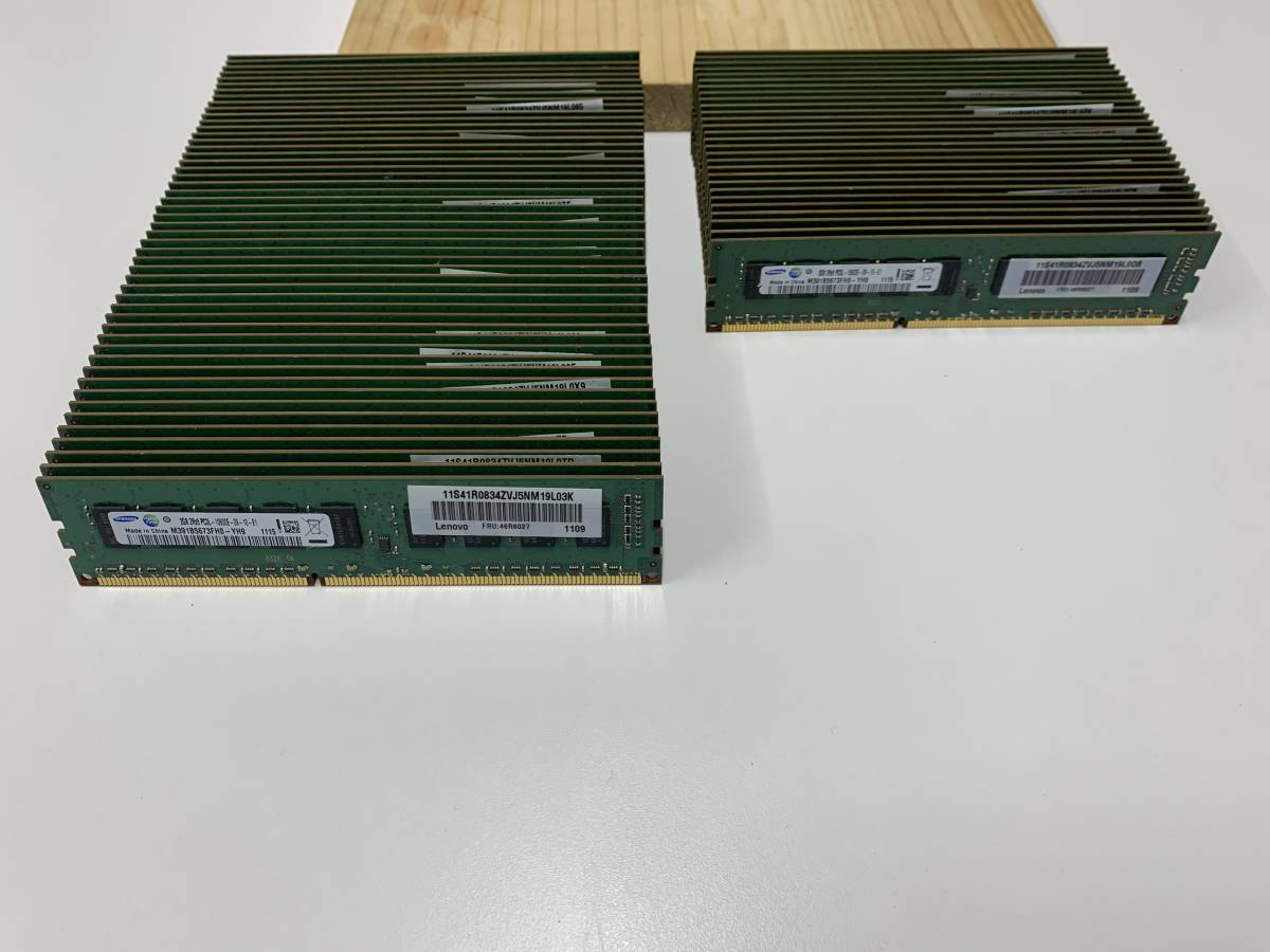 A17680)SAMSUNG 2GB 2Rx8 PC3L-10600E 中古動作品78枚セット*サーバー用拍卖