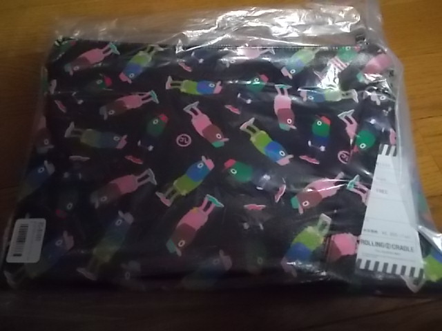 定価7480円 新品 ロリクレ ローリングクレイドル rollingcradle 総柄 クラッチバッグ バッグインバッグ拍卖