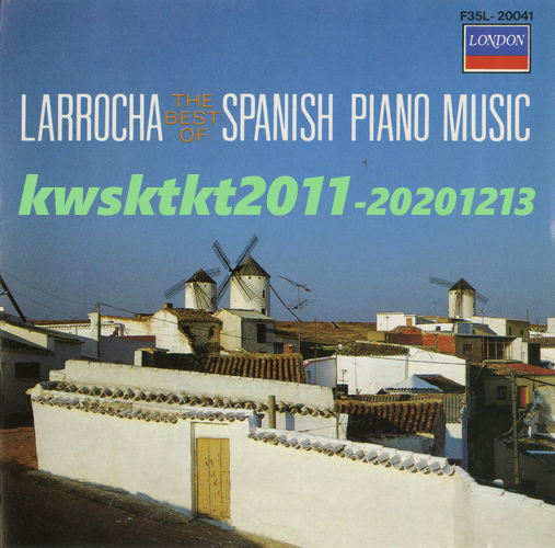 ◆処分前セール◆F35L-20041★アリシア・デ・ラローチャ 入江のざわめき ラローチャ・スペイン音楽名曲集拍卖