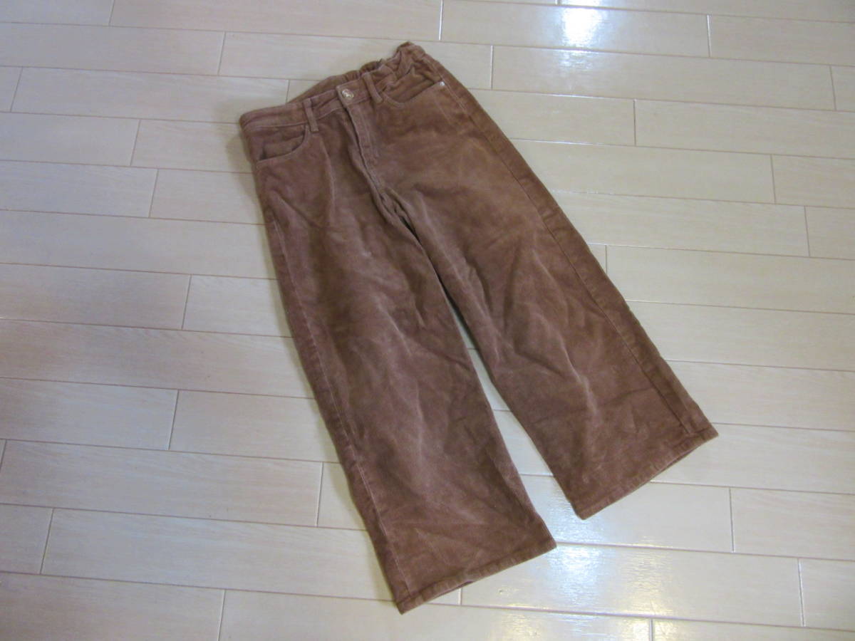 F9【 H&M コーディロイパンツ キッズ サイズ130~140 】送料無料拍卖