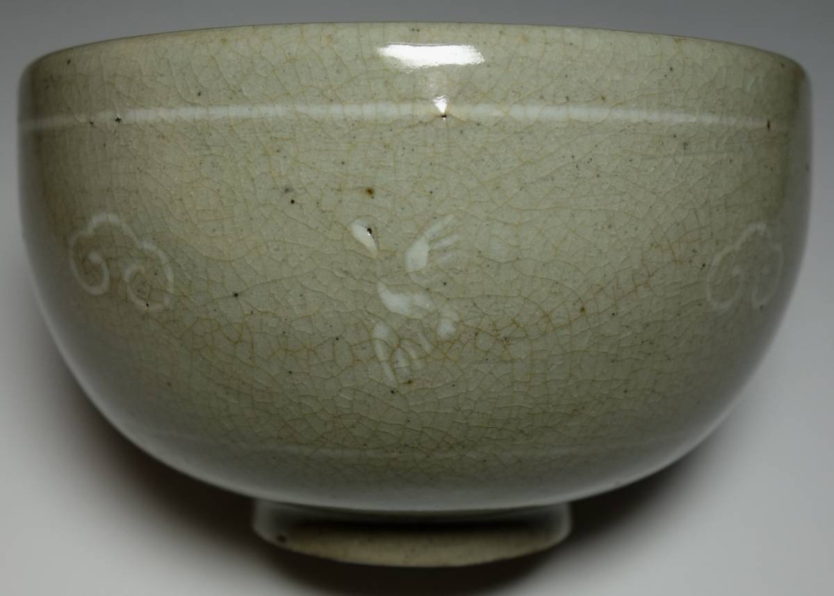 江戸期 古青磁 茶碗拍卖