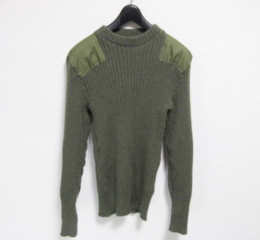 英国製 Commando Knit Sweater OD コマンドセーター サイズUK40 NATO 美品拍卖