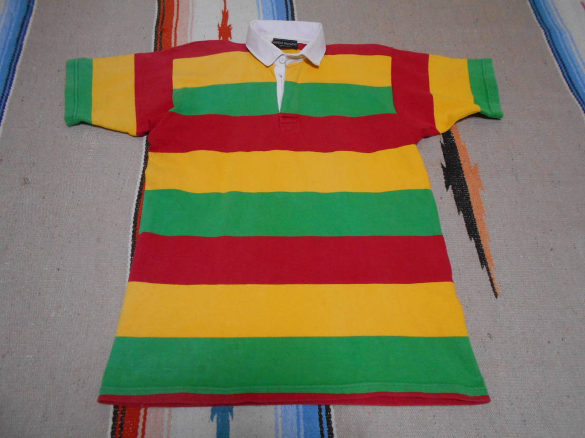 HARDIN KNITWEAR NEWYORK ラグビー ラガーシャツ ポロシャツ ラグジャ アイビー アメカジ クレイジーボーダー フットボール RUGBY FOOTBALL拍卖