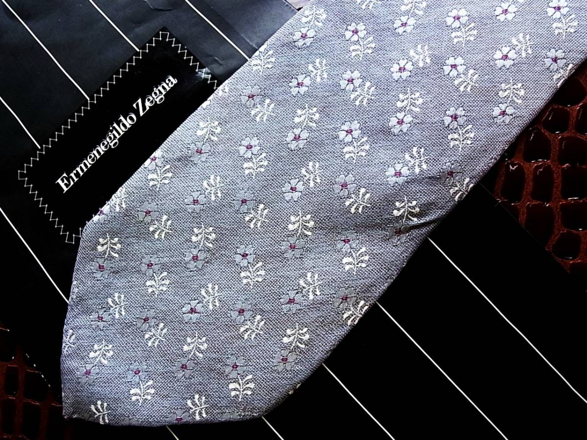 ◇E236R◇在庫処分SALE●【花】【Zegna】ゼニアのネクタイ拍卖