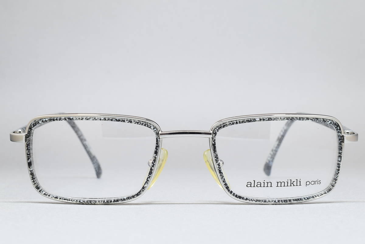 デッドストック 1990s alain mikli paris 1651 COL 0877 48-21 インナーセル メガネ サングラス フレーム フランス製 アランミクリ拍卖