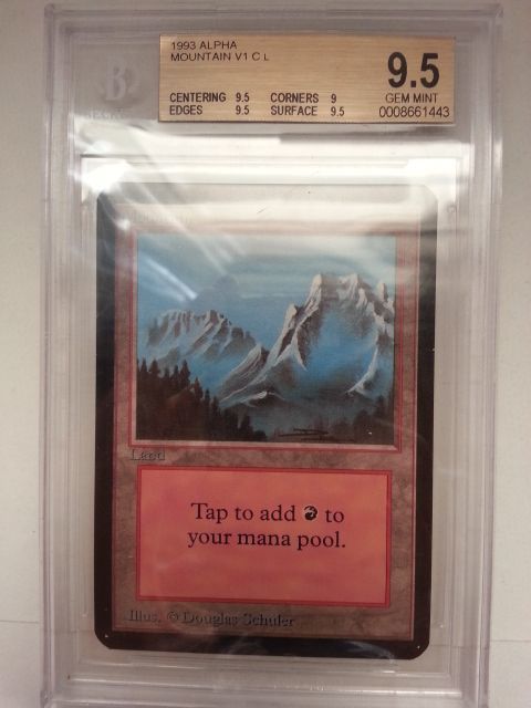 ●MTG● α アルファ 山(英語 BGS 9.5 GEM MINT) その1拍卖