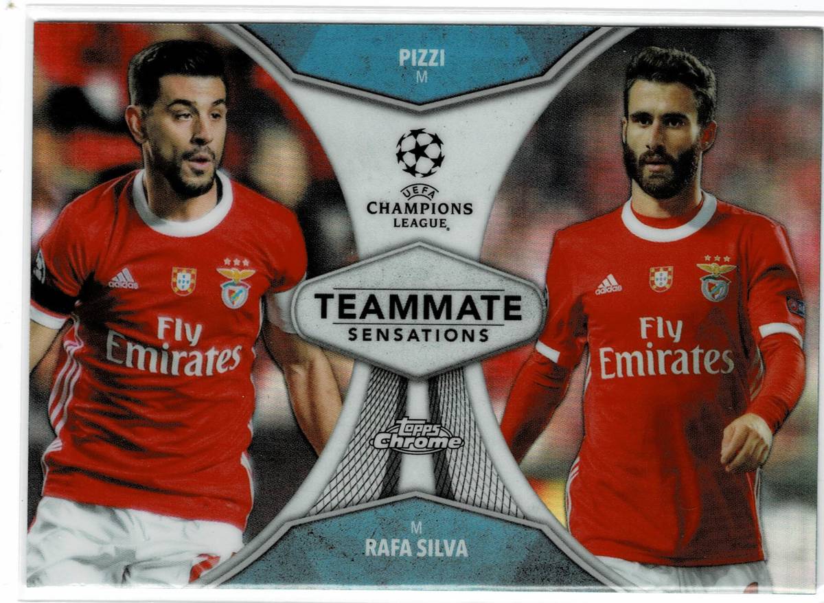 2019-20 Topps Chrome UEFA Champions League Pizzi/Rafa Silva Teammate Sensations拍卖