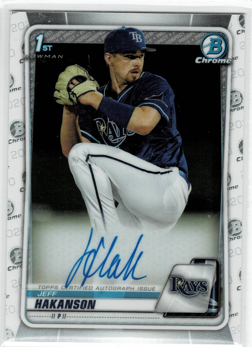 2020 Bowman Chrome Draft Jeff Hakanson Auto拍卖