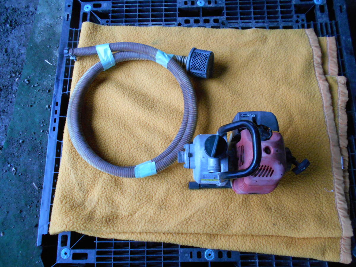 ●工進 小型エンジンポンプ KM-25 動作確認済 M9714ほな拍卖