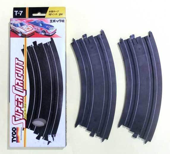 ▲▲#T-07 1/8カーブ 12インチ/2枚★スーパーサーキット・TYCO-HO スロットカー★一次流通 新品未使用超貴重レア・美品 ◆◆★拍卖