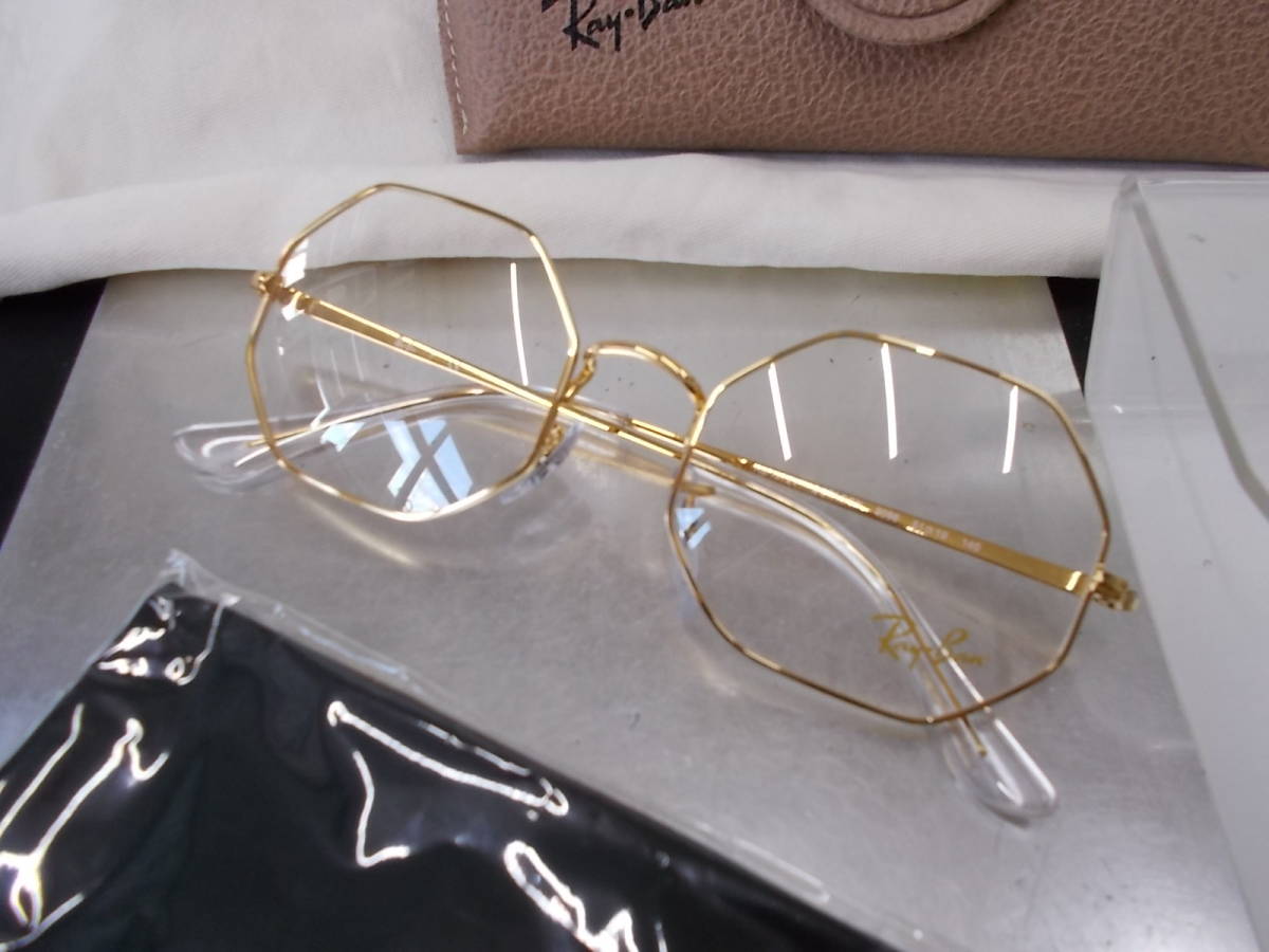 RayBan レイバン お洒落な Octagon メタル 眼鏡フレーム RB1972V-3086-51拍卖
