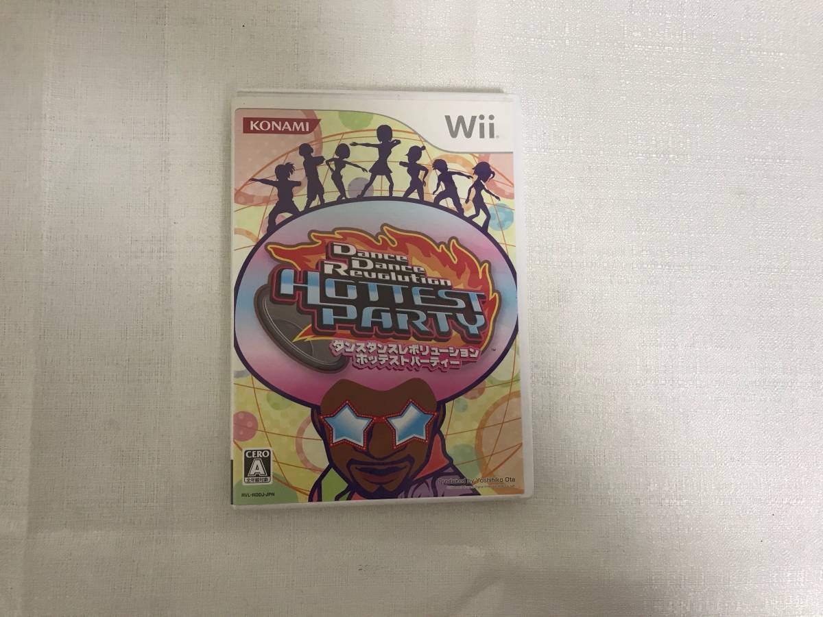wiiウィーダンスダンスレボリューションホッテストパーティーゲームソフトコナミKONAMI拍卖