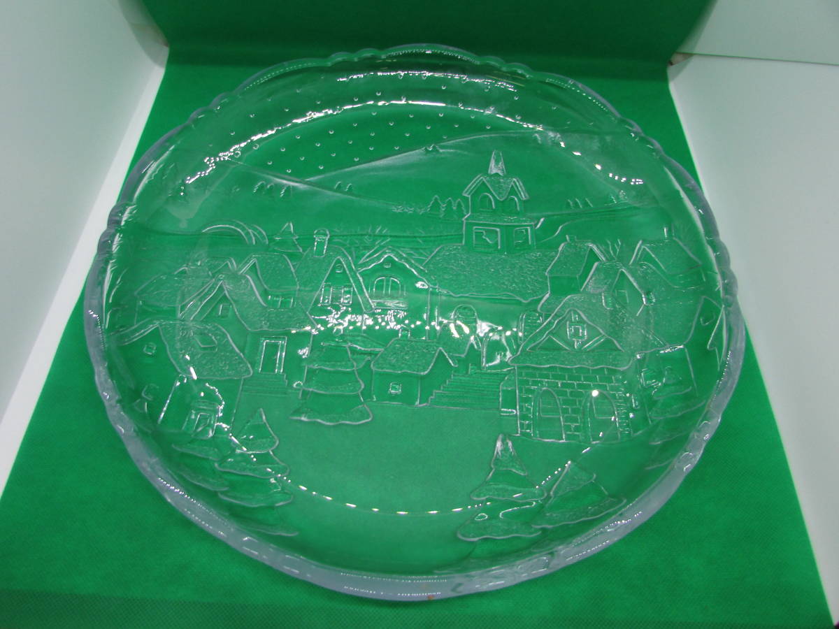 【送料無料】大皿 プレート ガラス パーティに (K112)拍卖