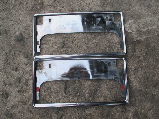 トヨタ ナンバーフレーム拍卖