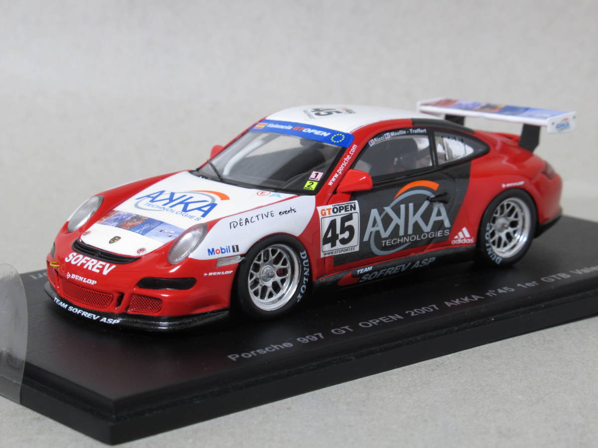 ポルシェ 997 GT3 Cup GTオープン 2007 AKKA #45 1er GTB Valencia拍卖