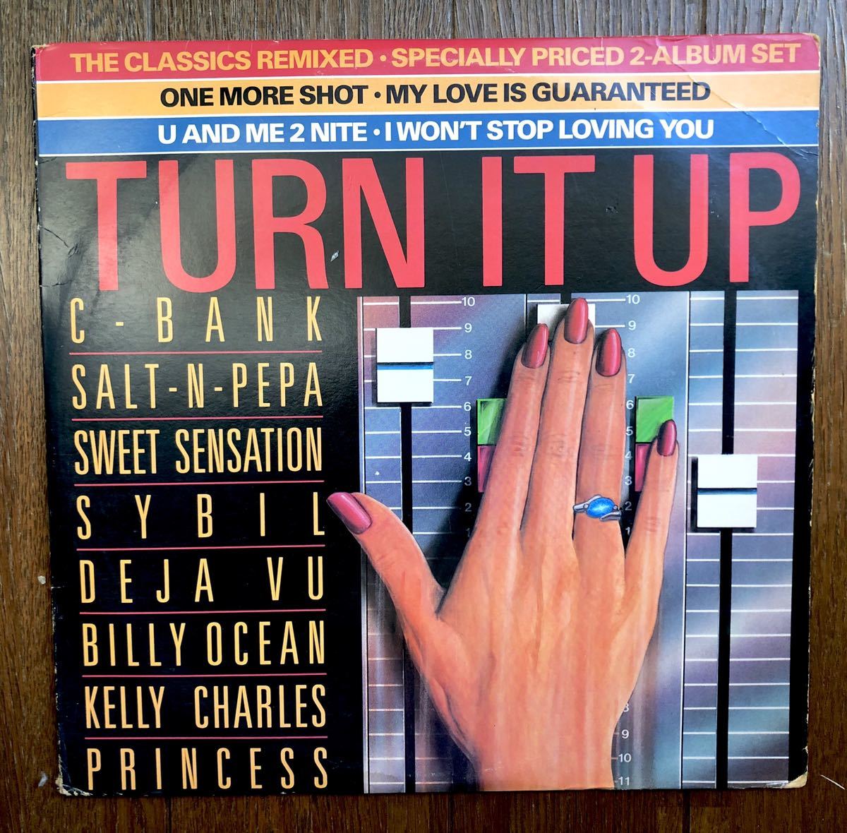 レア 1987 Turn It Up / Various Artist Original US オリジナル 2枚組 LP Next Plateau PL-1010US レーベル 企画物 DJ Non Stop Mix 絶版拍卖