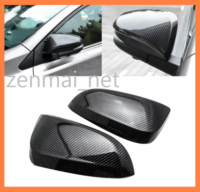 A271 トヨタ RAV4 40系/ハイラックスREVO/ハイランダー/フォーチュナー カーボンファイバーカラーのドアミラーカバー拍卖