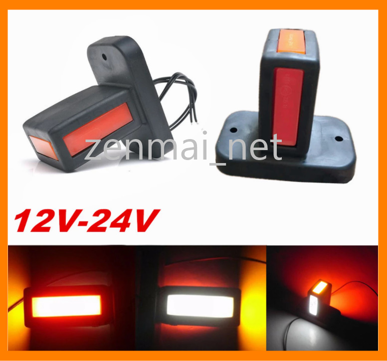 A171  トラック/トレーラー用LEDライトサイドマーカー バータイプアウトラインマーカーランプ インジケーター 12V/24V 電飾 デコトラ拍卖