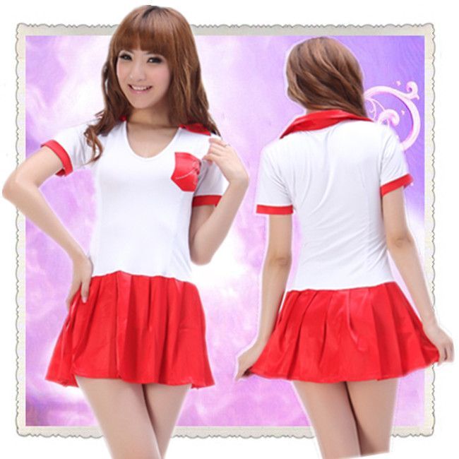 新品 未使用 送料無料bs34訳有 学生服ミニ丈ワンピース ふんわり フリフリ アメリカンスクール コスプレ 正統派 コスチューム衣装 訳あり拍卖